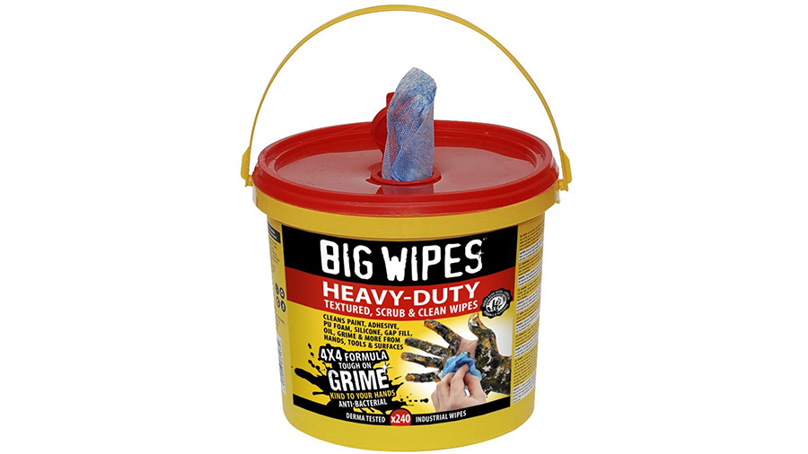 seau de 240 lingettes Big Wipes Heavy-Duty 4 x 4 6002 0055