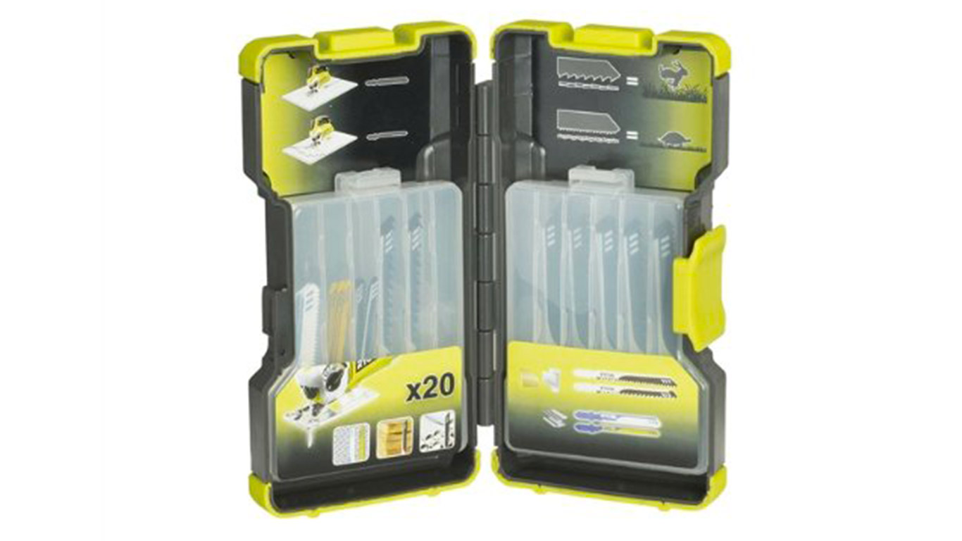 Kit 20 lames pour scies sauteuses Ryobi rak20jb 