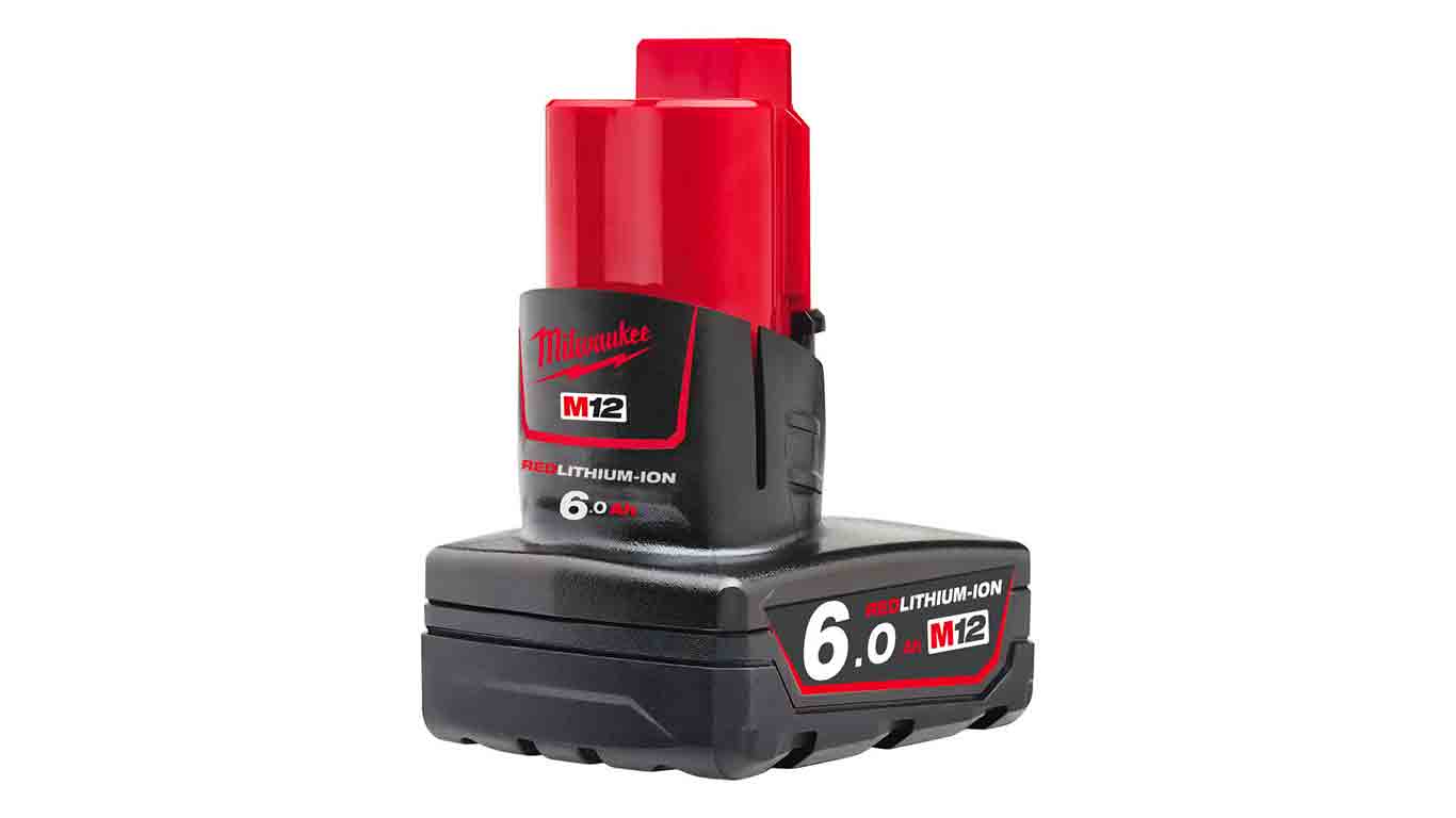 Batterie Milwaukee M12 B6 RedLithium Li-Ion 12V 6.0Ah 4932451395 Batterie Milwaukee M12 B6 RedLithium Li-Ion 12V 6.0Ah 4932451395