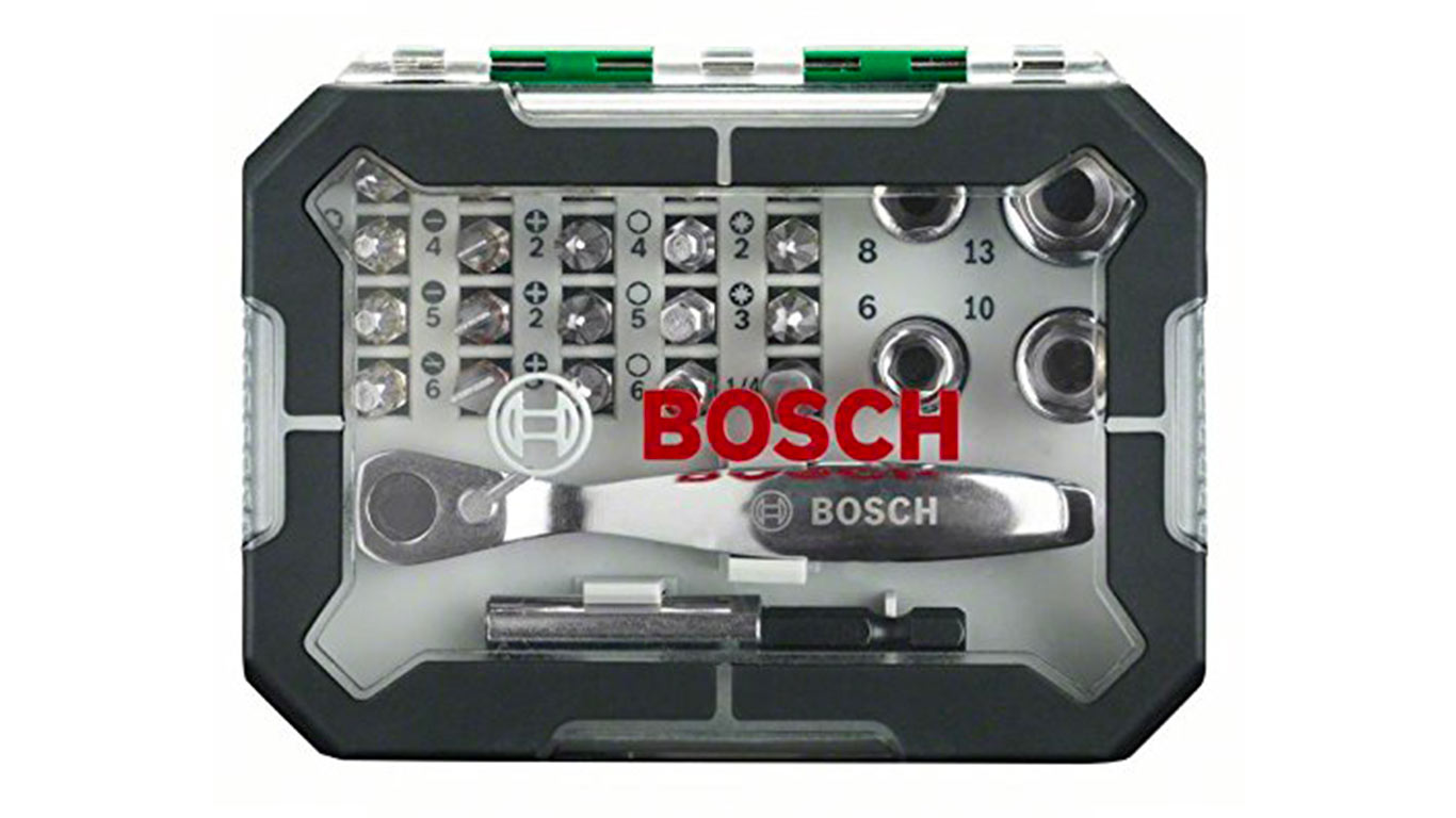 Bosch 2607017322 Coffret d'embouts de vissage et cliquet