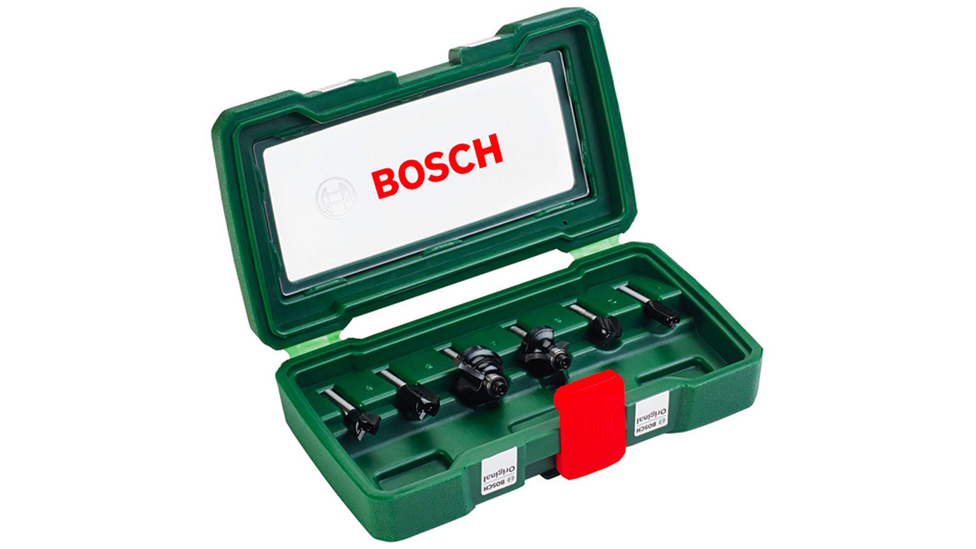 Coffret de fraises queue 6 mm Bosch 2607019464