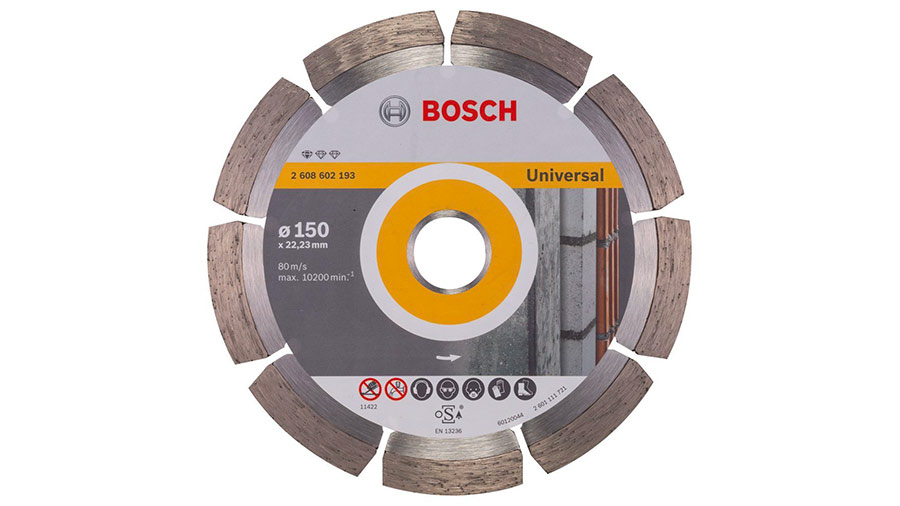 Bosch 2608602193 Disque à tronçonner diamanté standard for universal 150 x 22,23 x 2 x 10 mm
