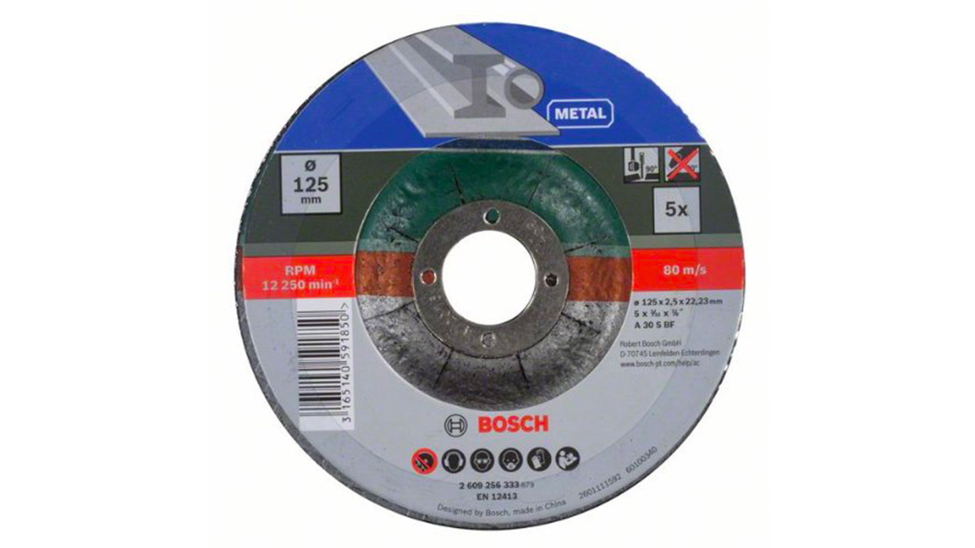  Bosch 2609256333 disques à tronçonner Diamètre 125 mm 
