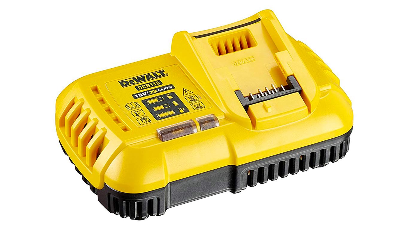 Chargeur de batteries rapide ventile DeWALT DCB118