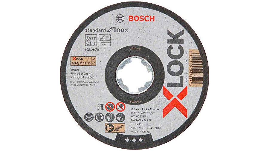 Disque à tronçonner X-LOCK Standard for Inox 2608619262 Bosch