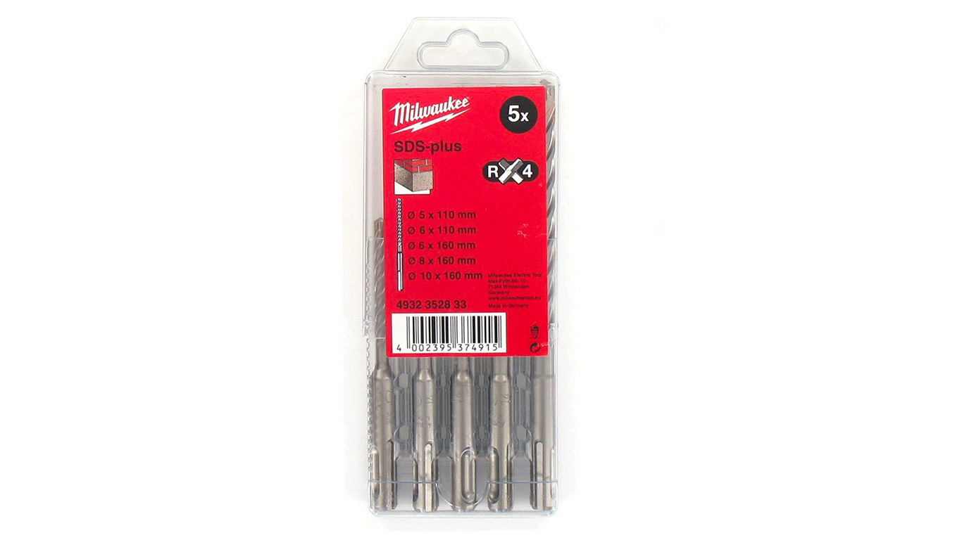 Coffret de 5 forets béton MILWAUKEE RX4 SDS-plus 4932352833