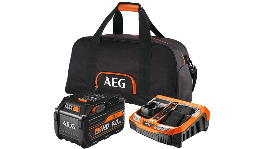 Pack batterie 18 V 9,0 Ah et chargeur SETL1890RHDBLK AEG Pack batterie 18 V 9,0 Ah et chargeur SETL1890RHDBLK AEG
