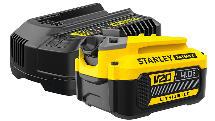 Pack batterie et chargeur Stanley FATMAX SFMCB14M12 V20 18 V 4,0 Ah