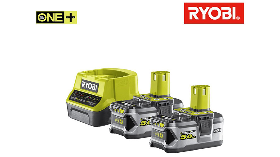 test et prix Pack batterie RYOBI 18V OnePlus 5.0 Ah promotion Lithium-ion 1 chargeur rapide RC18120-250