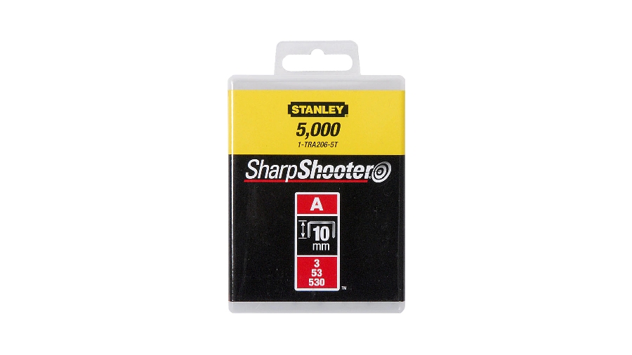 Agrafes 10 mm type A Stanley 1-TRA206-5T Agrafes 10 mm type A Stanley 1-TRA206-5T