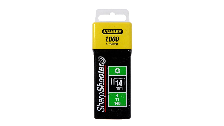 Agrafes 14 mm type G Stanley 1-TRA709T Agrafes 14 mm type G Stanley 1-TRA709T