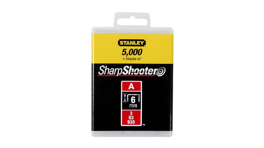 Agrafes 6 mm type A Stanley 1-TRA204-5T Agrafes 6 mm type A Stanley 1-TRA204-5T