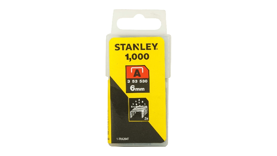 Agrafes 6 mm type A Stanley 1-TRA204T Agrafes 6 mm type A Stanley 1-TRA204T