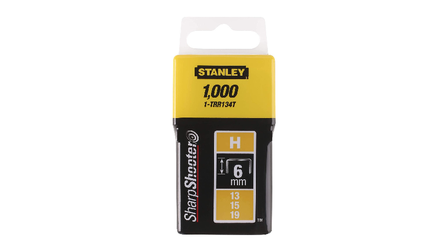 Agrafes 6 mm type H Stanley 1-TRR134T Agrafes 6 mm type H Stanley 1-TRR134T
