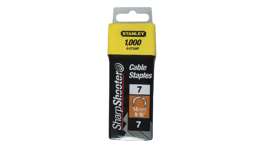 Agrafes Cavaliers 14 mm type 7 Stanley 1-CT109T Agrafes Cavaliers 14 mm type 7 Stanley 1-CT109T
