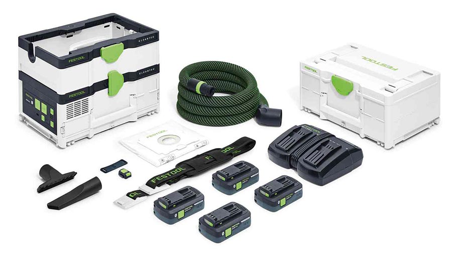 aspirateur sans fil CLEANTEC CTLC SYS HPC 4,0 I-Plus 576944 Festool