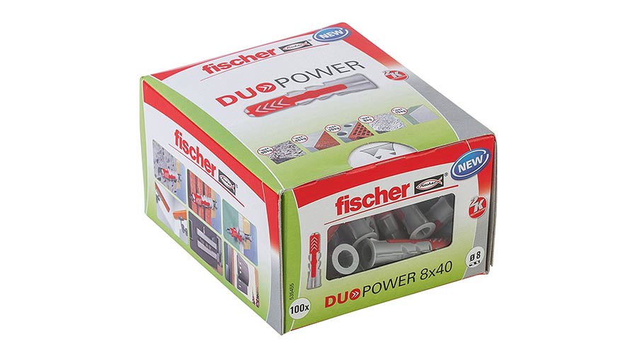 avis et prix chevilles DUOPOWER fischer DUOPOWER 8 x 40 mm prix pas cher