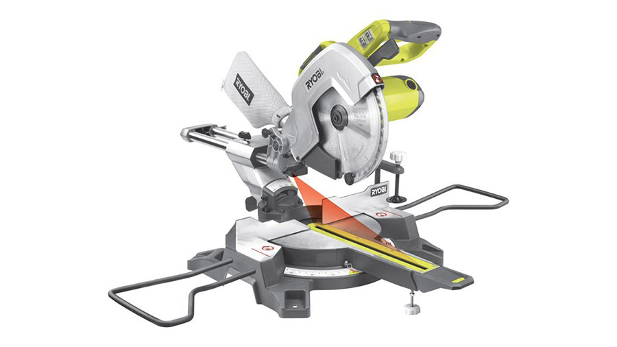 test et avis Scie à onglets radiale EMS305RG Ryobi 305 mm test et avis Scie à onglets radiale EMS305RG Ryobi 305 mm