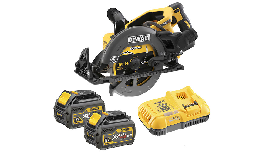 avis et prix scie circulaire sans fil DCS577 DeWALT 54V XR FLEXVOLT 