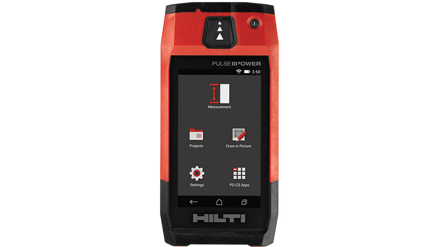 Télémètre laser HILTI PD-CS avec ciblage par caméra sur écran