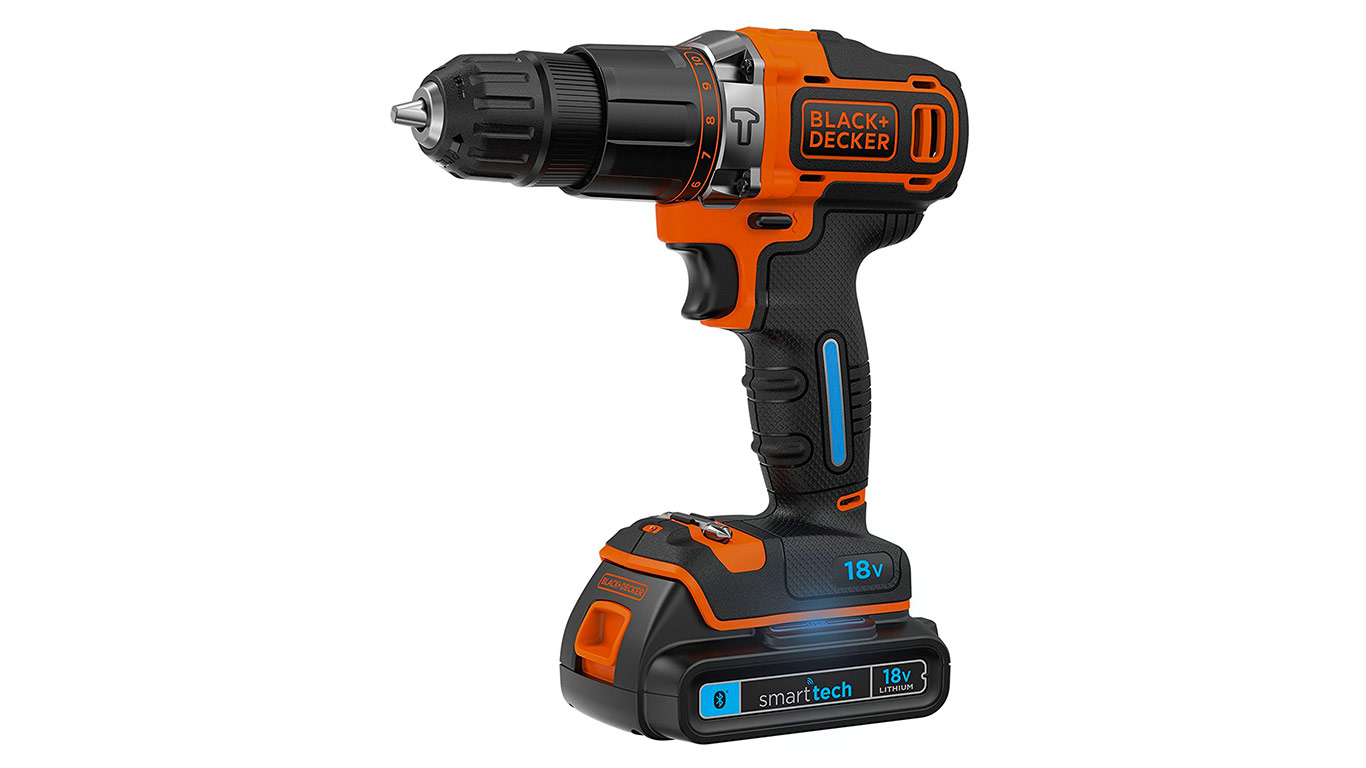 Black & Decker BDCHD18KST-QW 18 V Smart tech Perceuse-visseuse à percussion sans fil Black & Decker BDCHD18KST-QW 18 V Smart tech Perceuse-visseuse à percussion sans fil