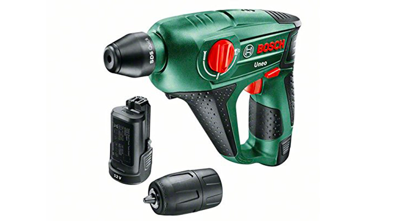 Bosch 060398400E Uneo Perforateur sans fil technologie Syneon avec 2 Batteries/Adaptateur pour Forets 12 V 2,5 Ah Bosch 060398400E Uneo Perforateur sans fil technologie Syneon avec 2 Batteries/Adaptateur pour Forets 12 V 2,5 Ah