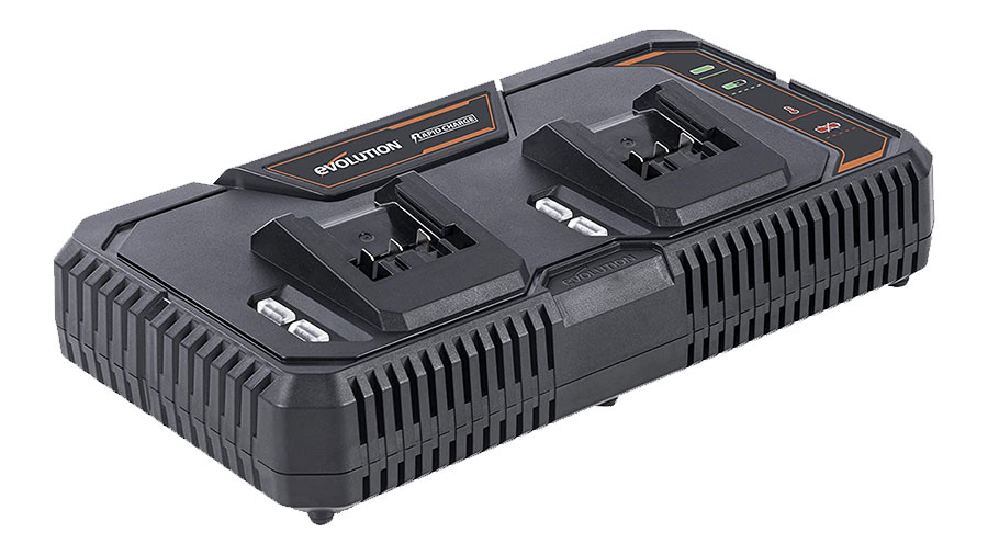 Chargeur de batterie double Slot R18RCH-Li2 108-0002B Evolution Power Tools 