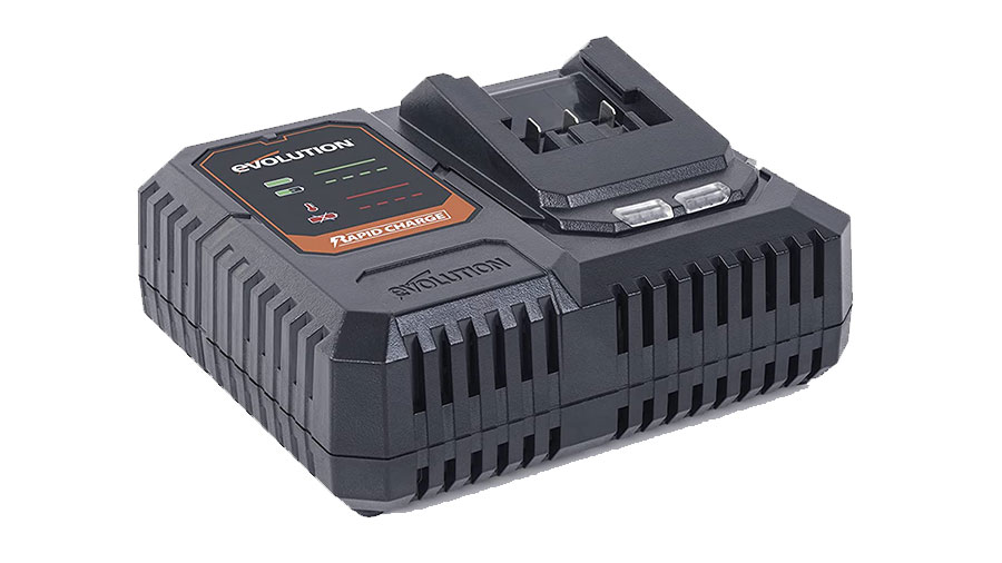 Chargeur de batterie simple Slot R18RCH-LI1 108-0002 Evolution Power Tools Chargeur de batterie simple Slot R18RCH-LI1 108-0002 Evolution Power Tools