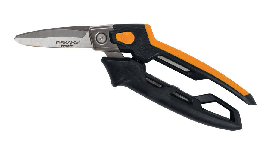 Ciseaux multi-usages Fiskars Cisaille PowerArc pour matériaux résistants 260mm