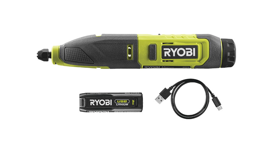 ciseaux à bois sans fil USB RPC4-120G Ryobi