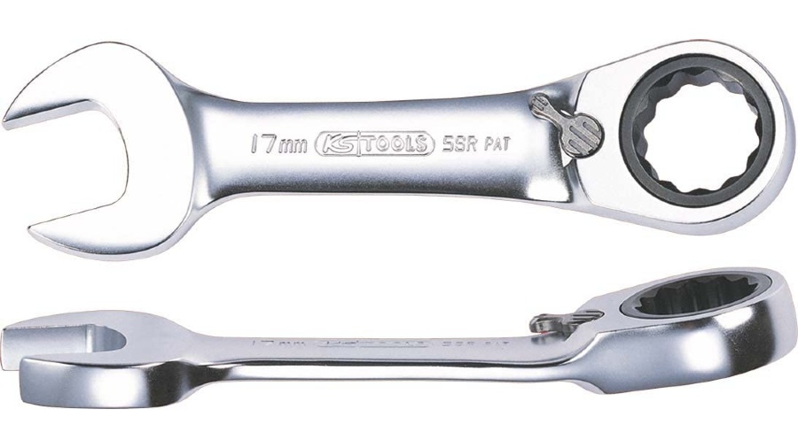 Clé mixte courte à cliquet réversible GEARplus KS Tools 503.4641