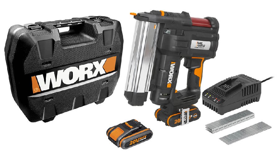 Agrafeuse / cloueuse sans fil WX840.9, WORX, 20 V (sans batterie)