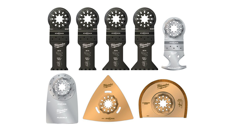 Coffret de lame Milwaukee Multitool Starlock 48906088 set de 8 lames de multi tools renovation Coffret de lame Milwaukee Multitool Starlock 48906088 set de 8 lames de multi tools renovation
