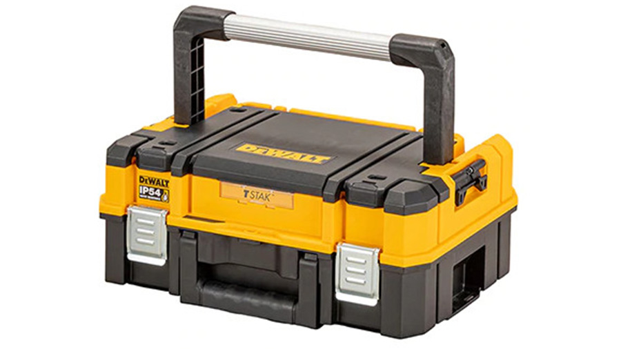 coffret DEWALT TSTAK IP54 DWST83344-1 petite contenance avec organiseur supérieure et longue poignée