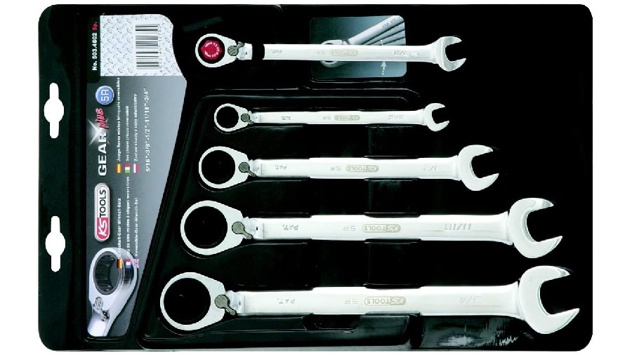 Coffret clés mixtes à cliquet réversible GEARplus KS Tools 503.4602 Coffret clés mixtes à cliquet réversible GEARplus KS Tools 503.4602