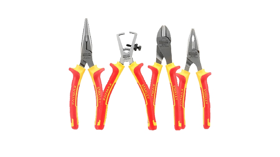 Coffret de 4 pinces isolées 1000 V Stanley 4-84-489 Coffret de 4 pinces isolées 1000 V Stanley 4-84-489