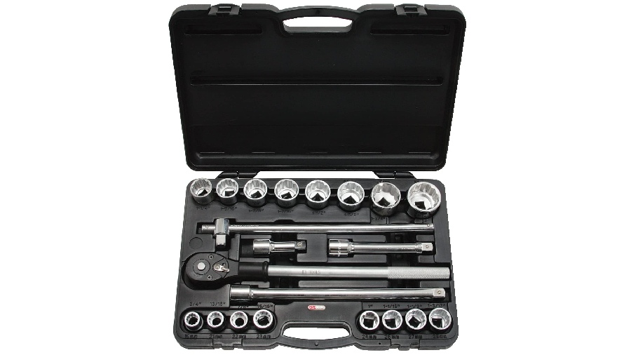 Coffret de douilles et accessoires 3/4'' KS Tools 911.0751