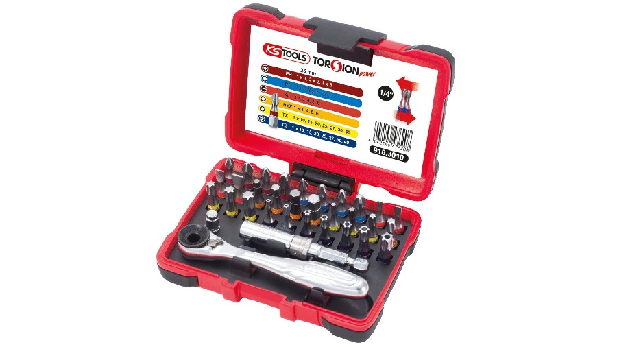 Coffret d’embouts de vissage KS Tools 918.3010
