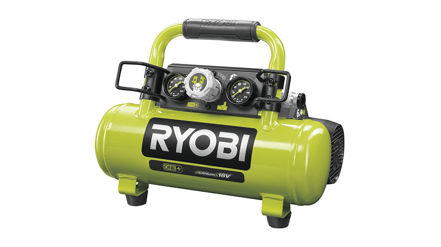 Test complet et avis du compresseur à cuve sans fil R18AC-0 Ryobi 18 V ONE+  - Zone Outillage