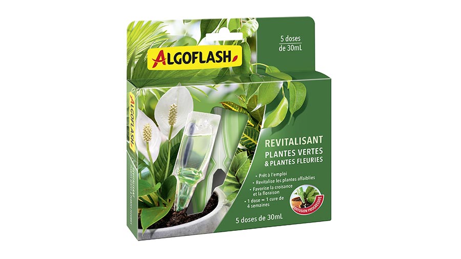 Distributeur monodose revitalisante plantes vertes ‎MONOPAV Algoflash 