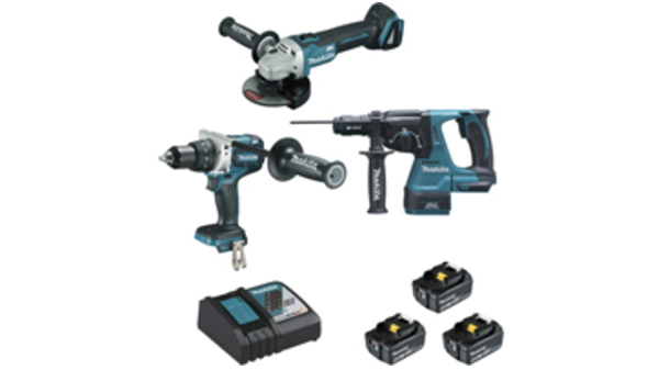 Ensemble de 3 machines Makita DLX3092TJ