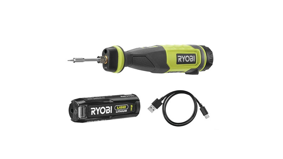 fer à souder USB Lithium 4V RSI4-120G Ryobi