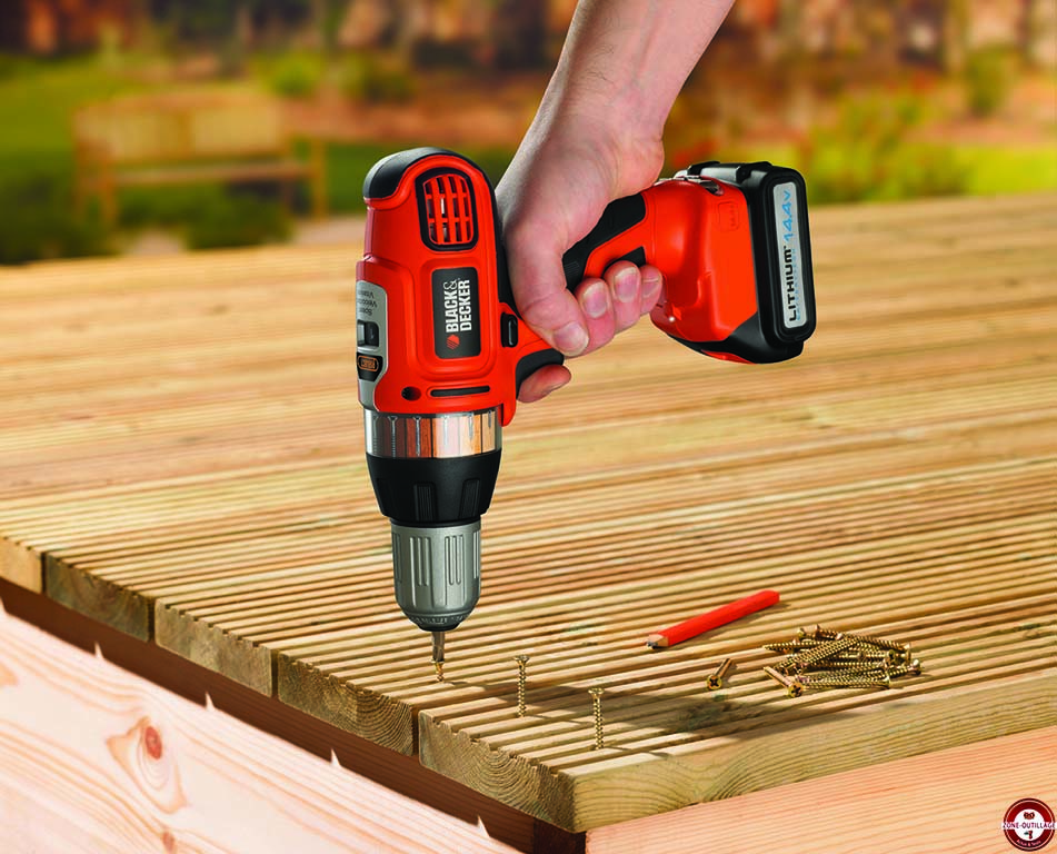 Perceuse-visseuse sans fil ASL146BK1H Black&Decker