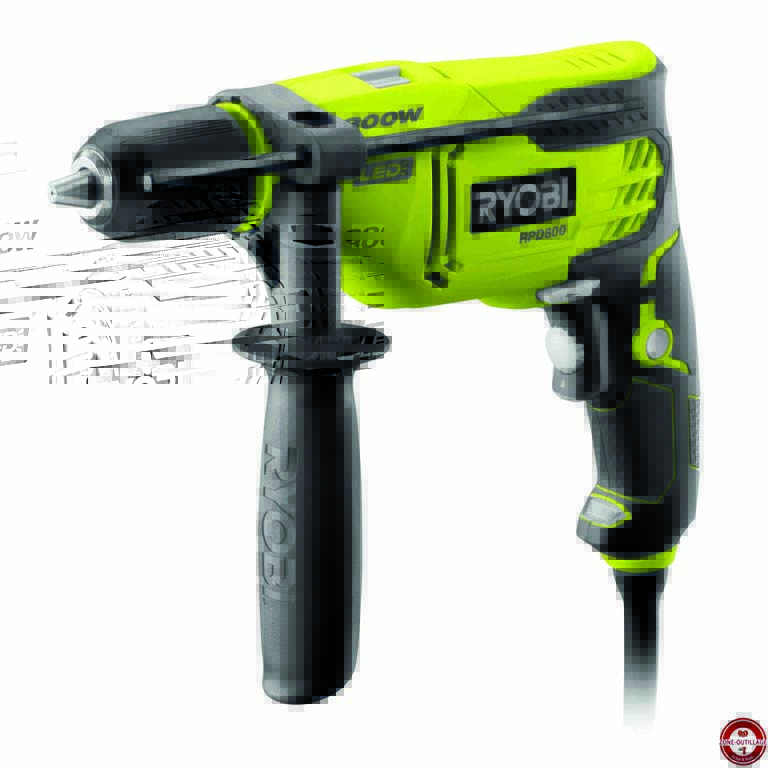 Perceuse-visseuse à percussion filaire RPD680K Ryobi