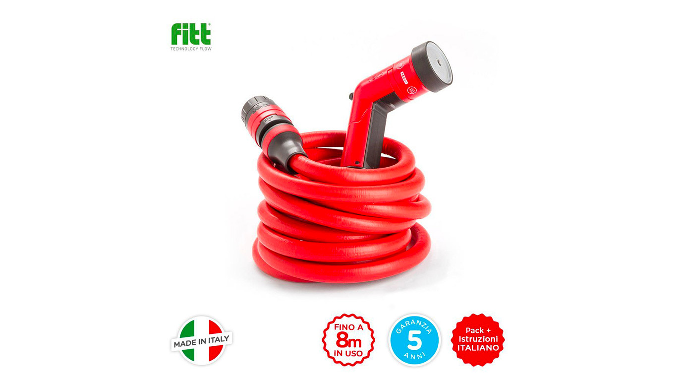  FITT Tuyau extensible YOYO 2.0 Rouge 19 x 19 x 21 cm 650113 