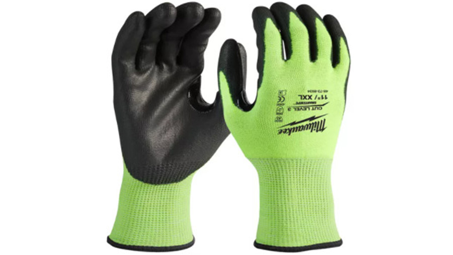 gants Milwaukee anti coupure niveau 3 haute visibilité 4932471934 taille 11