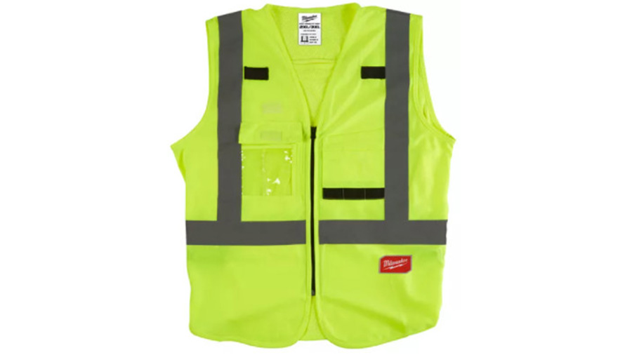 gilet haute visibilité Milwaukee 4932471891 Jaune 2XL/3XL gilet haute visibilité Milwaukee 4932471891 Jaune 2XL/3XL