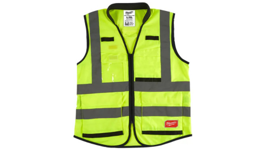 gilet haute visibilité Milwaukee 4932471896 Premium Jaune L/XL 