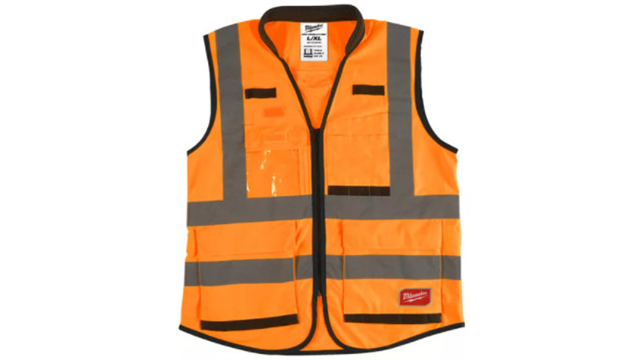 gilet haute visibilité Milwaukee 4932471899 Premium Orange L/XL gilet haute visibilité Milwaukee 4932471899 Premium Orange L/XL