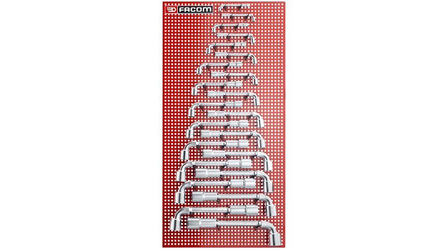 Jeu de 22 clés à pipe Facom 75.P22M